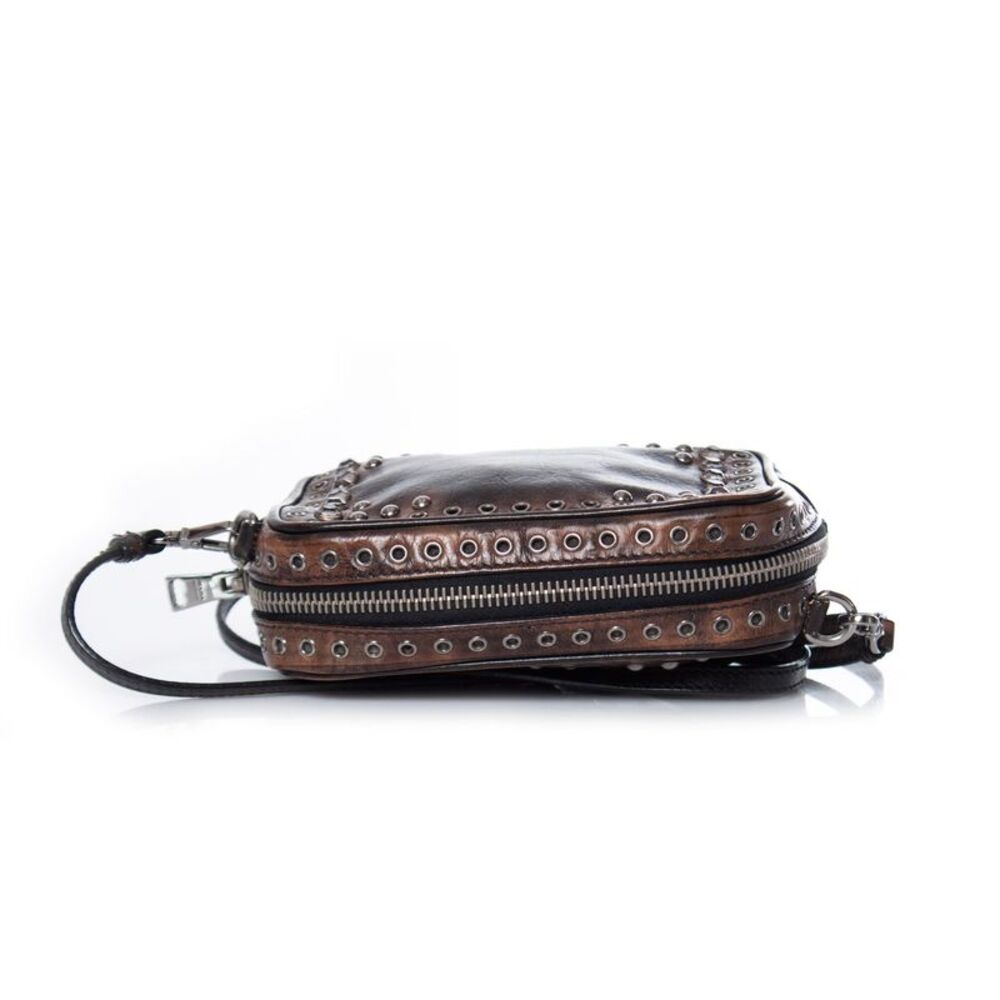 Prada, Vitello vintage embellished camera messenger bag. - Picture 4 of 10